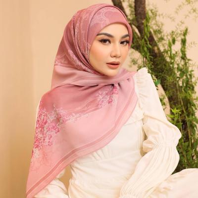 China wholesale cotton veil tudung malaysia cotton veil bawal printed premium cotton tudung bawal for muslim women for sale