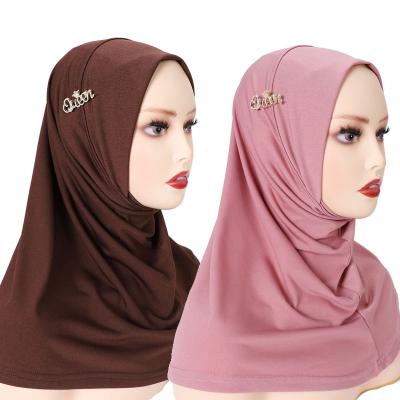 China Instant terylene hijab hijab for muslim women tank top hijab instant undercap hijab scarf neck cover inner hijab for sale