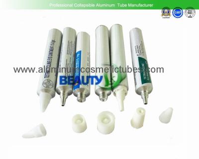 China Aluminum Refillable Squeeze Tubes , Lotion Tube Containers Silk Screen Printing for sale