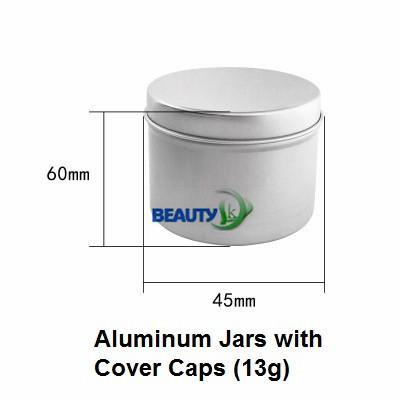 China 80ml Cosmetic Packaging  Skin Care Body Face Cream Empty Aluminum Container Jars for sale