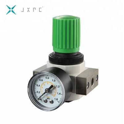 China Building Material Shops Green / Blue Color Pneumatic Parts JOR Series Air Filter Regulator With Gauge for sale