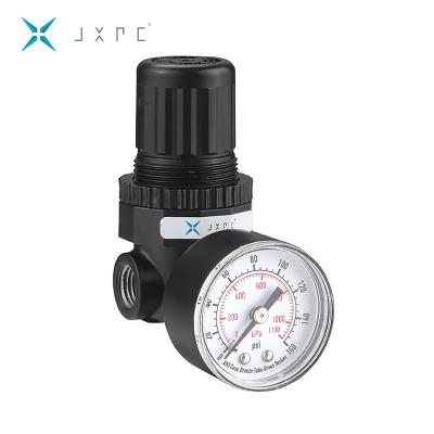 China Building Material Stores JXPC Series 4ZM08 Miniature Black Pneumatic Adjustable Air Pressure Regulator for sale