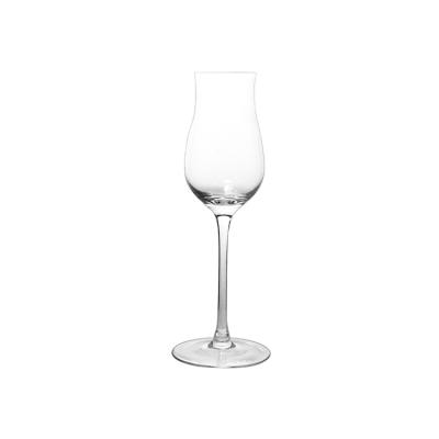 China Highly transparent hand-blown champagne glass lead-free crystal glass can be customized for sale