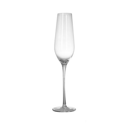 China Pure hand blown champagne glass lead-free crystal glass can be customized for sale