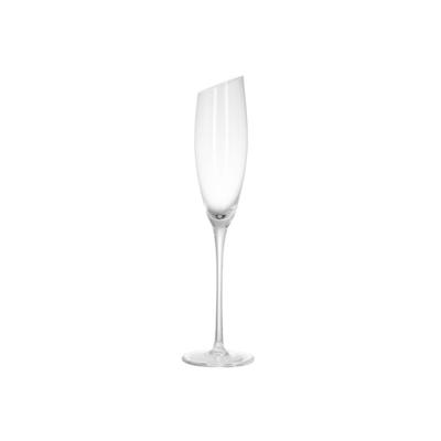 China Highly transparent hand-blown champagne glass lead-free crystal glass can be customized for sale