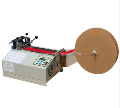 China CLOTHING Automatic Advanced Round Edge Blade Cold Tape Cutting Machine for sale