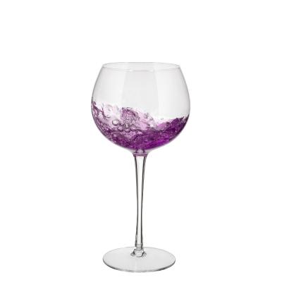 China Factory Good Quality Handmade Stemware Samyo Custom Wine Glass Crystal Red Wine Glass Balloon Gin Glass for sale