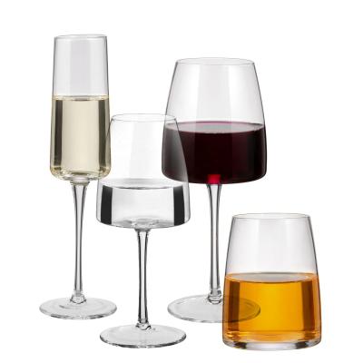 China Samyo Clear Crystal Glass Stemware Pure Collection Italian Red Wine Glasses For Any Occasion for sale