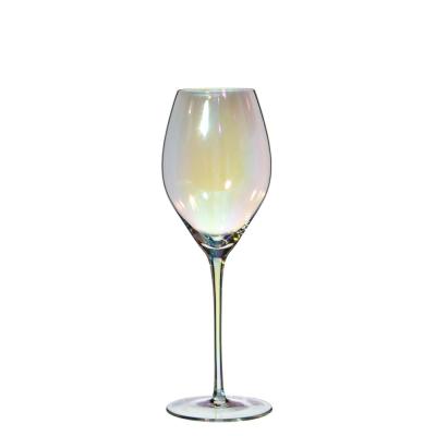 China Samyo New Classic/Postmodern Home Drinking Set Clear Crystal Goblet High-End Creative Custom Crystal Luster White Wine Glass For Gift Box for sale