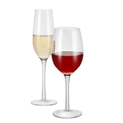 China Clear Wine Glass from Samyo Crystal Lead Free Premium Stemmed Champagne Flutes Glasses for sale