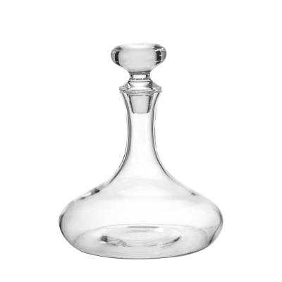 China Wholesale Clear 100% Crystal Wine Decanter Handcrafted Samyo Lead Free Red Wine Decanter For Home Decoration for sale