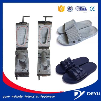 China PVC Sneaker Style Men Narrow PVC Shoes Half Airblowing Mold PVC Slipper Making Mold for sale