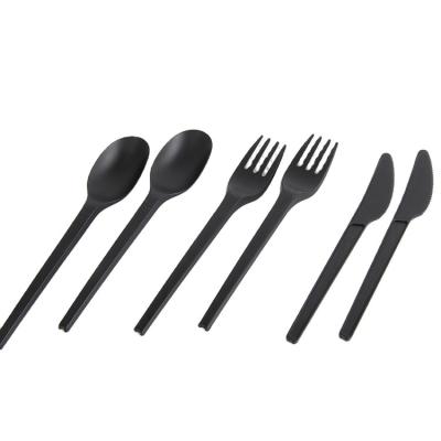 China Disposable Biodegradable Plastic CPLA Cutlery Pla Fork Spoon for sale