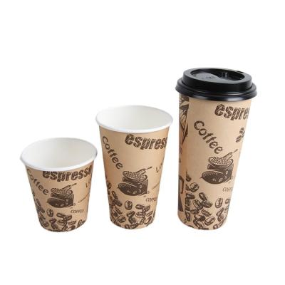 China Biodegradable Disposable Paper Cups 8oz Hot Selling Coffee Cups Disposable Paper Cup for sale