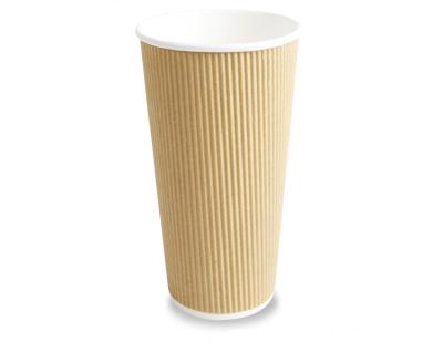 China Biodegradable Disposable Paper Cup Corrugated Logo Printed Eco Friendly Hot Coffee Mug for sale