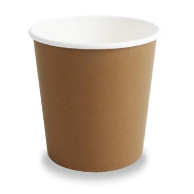 China Good Quality White Disposable Soup Bowls Soup Cup Noodle And Soup Disposable Paper Takeout Container for sale