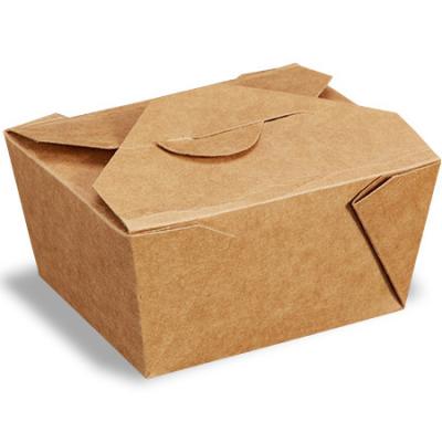 China Packing Box Recyclable Recyclable Restaurant Container Food Lunch Box Food Takeout Paper Box for sale