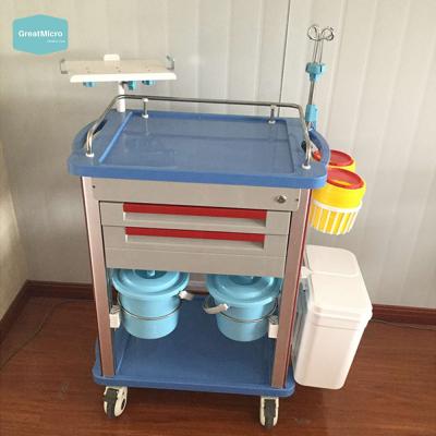 China Chinese Rescue Trolley Medical Accident Trolley with Drawers OEM Ambulance Equipment Price Hospital Furniture, Hospital Furniture 4 Casters for sale