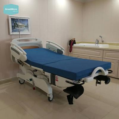 China The delivery ; Transaction ; Exam ; Recover Adjustable Gynecology Examination Bed Hospital Delivery Examination Bed Gynecological Electric Obstetric Table for sale