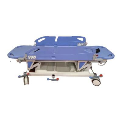 China Chinese Luxurious Patient Transport Stretcher Patient Transfer Trolley Stretcher Emergency Trolley Hospital Furniture for sale