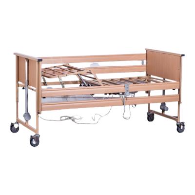 China Steel Adjustable Elder Adjustable Folding Hospital Bed Home Care Bed Good Price Electric Nursing Bed for sale