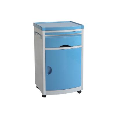 China Chinese ABS Locker Hospital Medical Bedside Table With CastorsHospital Bed Hospital Accessory Furniture for sale