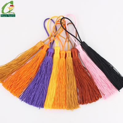 China Graduation Rayon Polyester Silk Mark Plant Plain Or Fringe Tassels for sale