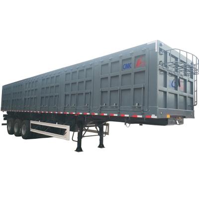 China CIMC HUAJUN Two Side Dump Semi-Trailer Heavy Duty with Two Function Hydraulic System for sale