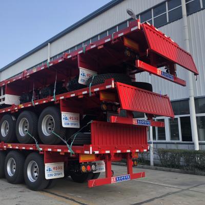 Cina JOST 90 Kingpin e 13T FUWA Axle CIMC HUAJUN 3 Axle Fence Semi-Trailer in vendita