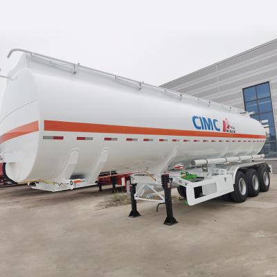 China Fuwa 3 Axles 45000 Litres Aluminum Alloy Fuel or Stainless Steel Cement Tanker Trailers for sale