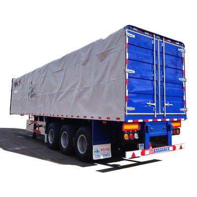 China CIMC HUAJUN Side Curtain Semi Trailer Truck Trailer Steel 13750*2500 CN HEN 50ton Ce for sale