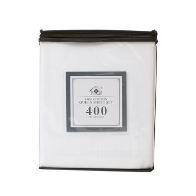 China Anti-bacteria Organic Soft Touch 400TC 100% Cotton Sheet Set Every Season For Home for sale