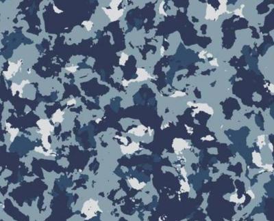 China Polyester Organic High Quality Cotton Blended Navy Camouflage Printing Fabric For Clothes for sale