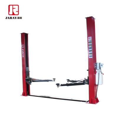 China Yingkou JARAY 2021 CE Approved 3.5t floorplate 2 post car lift hoist crane automatic vehicle manual opening cheap lift 4t for sale