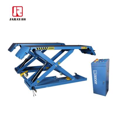 China CE certificated, made in china, with factory price 1.2m 3.5t mobile scissor car lift 3.5T for sale