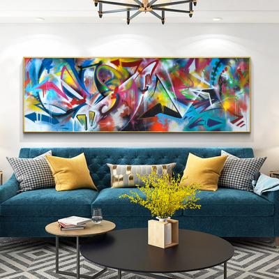 China Waterproof Home Decoration Cuadros Canvas Street Graffiti Posters Prints Picture Modern Abstract Wall Pop Art Canvas for sale