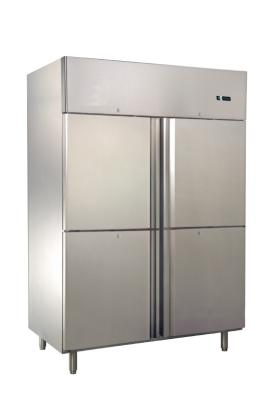 China Solo refrigerador 550L de la cocina de la puerta del acero inoxidable para el restaurante, consumo de energía baja en venta