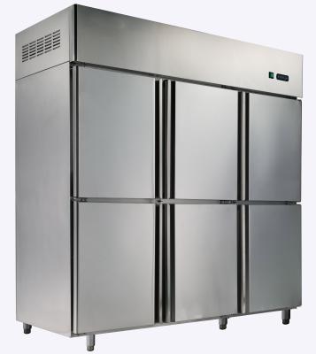 China Refrigerador económico de energía vertical del alto grado con seis puertas, ningún Frost en venta