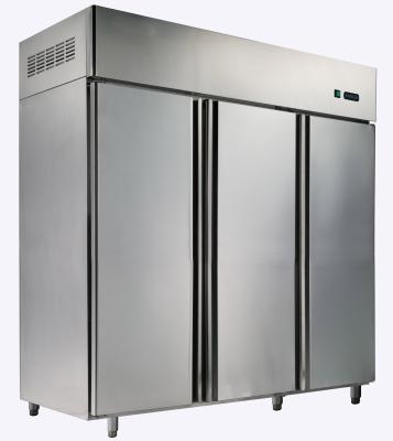 China 1500L Ventilated Cooling Three Door Refrigerator , Commercial Refrigeration Units for sale