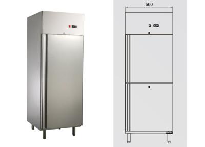 China Electronic Control Solid Door Refrigerator For Hotel / Shop , -2℃~+10℃ for sale