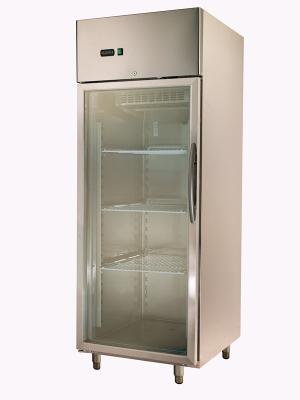 China Refrigerador delantero de cristal vertical del acero inoxidable con la sola puerta, ≤-18℃ en venta