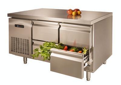 China 225L Stainless Steel Freezer , 70mm PU foam with 50% energy saving , high effcient colling for sale