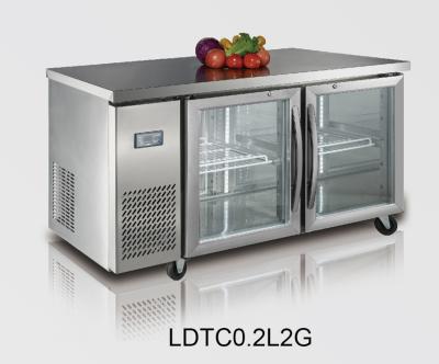 China La ensalada profesional de gama alta refrigeró al revés para la puerta casera y con de cristal en venta