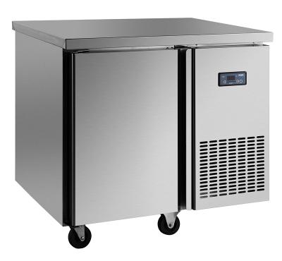 China Double Door 346l Commercial Undercounter Back Bar Refrigerator With Static Cooling for sale