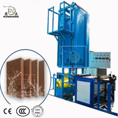 China .strong Energy Wind Power.convenient Qingzhou Poultry Evaporative Cooling Cells Saving Pad Production Line Making Machine for sale