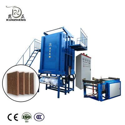 China Assembly Production Line Evaporative Honey Comb Cooling Pad Production Line 7090/6090/5090 for sale