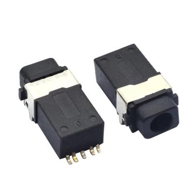 China 5 Pin Phone Jack IP67 Headphone Socket Female Connector Customizable for sale