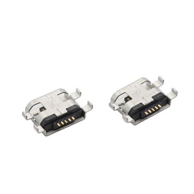 China De micro- 5P Vrouwelijke Medio Contactdoos zet USB-Schakelaar 0.8mm Vier op Voet Onderdompelings Dalend Type Te koop