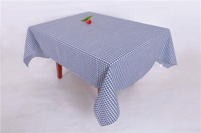 China Checkered Stain Resistant Promotional Table Covers , Rectangle Restaurant Table Cloth for sale