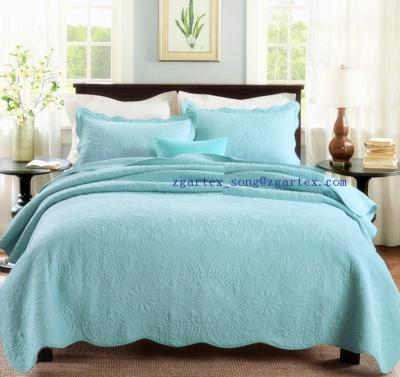 China Cotton Filling Colourful Quilt Covers With Different Flowers Stitching for sale